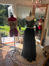 Load image into Gallery viewer, One of a kind green hand dyed two piece with beige always and forever top ready to ship flash sale