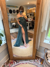 Load image into Gallery viewer, Spring sale hand dyed sleeveless corset dress with tulle