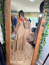 Load image into Gallery viewer, Glory dress ready to ship tan brown RANDOM STUFF sale