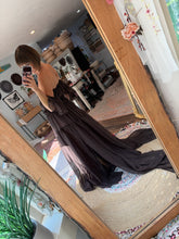 Load image into Gallery viewer, Flash sale New color dark brown charcoal mystical wonders chiffon two piece dress ready to ship