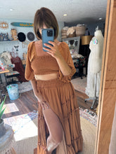 Load image into Gallery viewer, Ready to ship simply two piece in copper soft matte satin reversible top