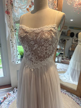 Load image into Gallery viewer, Sample sale one of a kind Cherish Dress with vintage lace bodice ready to ship