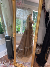 Load image into Gallery viewer, Ready to ship sample sale - Opaline dress tan brown/ivory sleeveless one of a kind