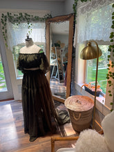 Load image into Gallery viewer, Ready to ship dark olive chiffon mystical wonder sheer two piece dress end of summer sale