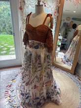 Load image into Gallery viewer, One of a kind skirt with we belong rusty textured top ready to ship sale