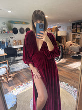 Load image into Gallery viewer, Ready to ship effortless dress on red velvet sale