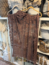 Load image into Gallery viewer, Four big pieces of Hand dye vintage lace) (Package R)l ready to ship Box of fabric remnants perfect for baby layering (photo prop)