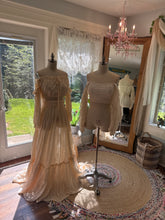 Load image into Gallery viewer, Ready to ship sale cream linen cotton nothing quite like you two piece with lace Sonoma top