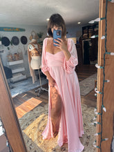 Load image into Gallery viewer, End of summer Sale Ready to ship A New Day dress in pink satin matte