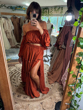 Load image into Gallery viewer, New You Glow Girl two piece rust rayon ready to ship