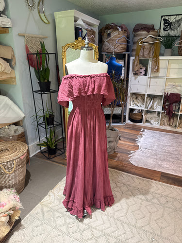 Ready to ship hand dyed dress