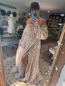 Ready to ship crinkle  print you glow girl dress