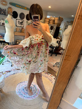 Load image into Gallery viewer, Sample sale Ready to ship one of a kind embroidery tulle floral short dress