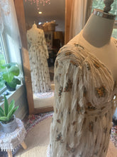 Load image into Gallery viewer, Ready to ship embroidery charmed dress with chiffon lining