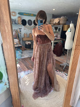 Load image into Gallery viewer, Two top two skirts hey babe hand dyed two piece lace with music two piece sheer