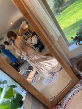 Load image into Gallery viewer, Sale ready to ship dreams crinkle rust floral dress