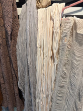 Load image into Gallery viewer, (Package T) bigger pieces ready to ship Box of fabric remnants perfect for baby layering (photo prop)