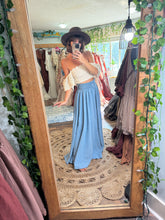 Load image into Gallery viewer, Ready to ship so Sara Lacey top and blue jean dreams button up skirt