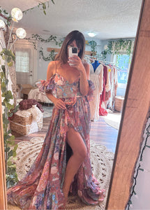 Preorder allow 6-8 werk poetry patchwork floral dress