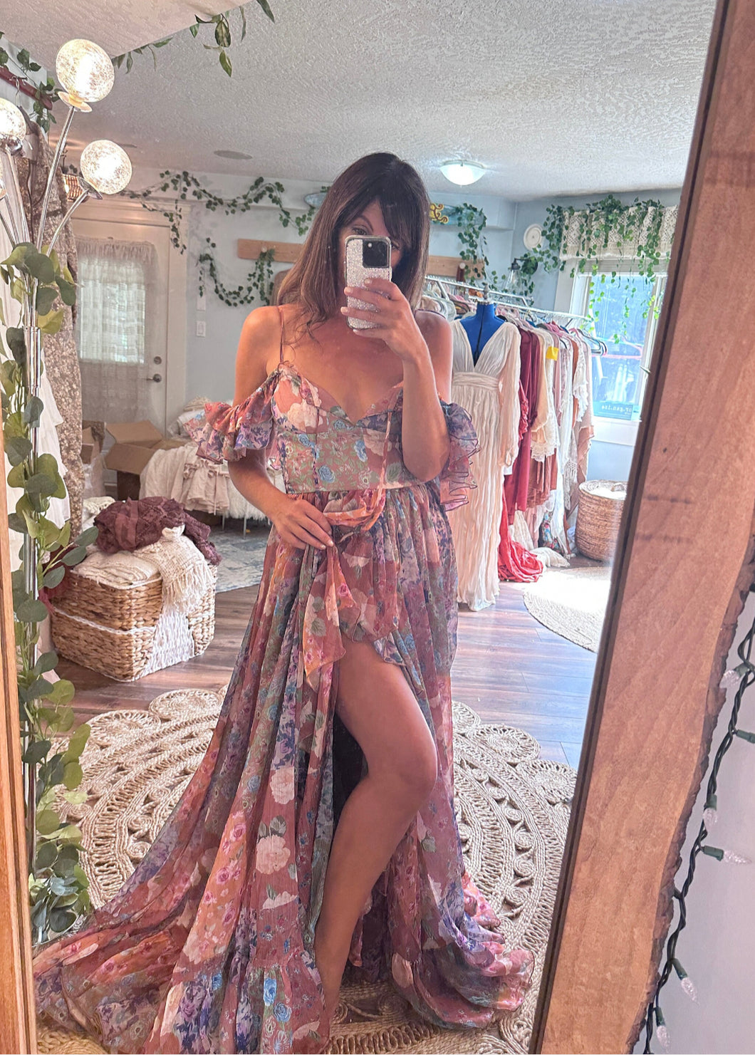 Preorder allow 6-8 werk poetry patchwork floral dress