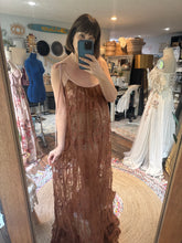 Load image into Gallery viewer, Ready to ship sheer hand dyed lace - sale dress