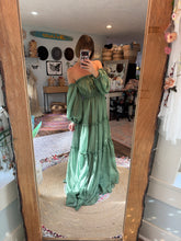 Load image into Gallery viewer, Ready to ship you glow girl crinkle green dress sale