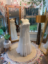 Load image into Gallery viewer, Ready to ship sale Beatrice Dress in off white tulle and lace fits xs to xl