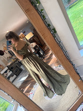 Load image into Gallery viewer, Ready to ship cotton rapture dress in Olive sale