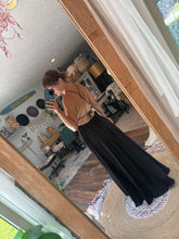 Load image into Gallery viewer, Gratitude dress in black matte satin on sale ready to ship