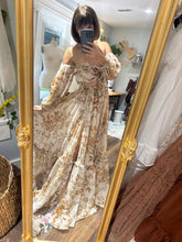 Load image into Gallery viewer, Kismet two piece ready to ship large golden crinkle with extra top euphoria hand dye brown