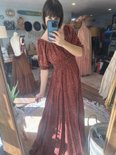 Load image into Gallery viewer, Sale  two dress deal floral with hand dye Sonoma ready to ship brown dress