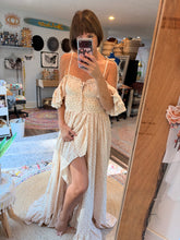 Load image into Gallery viewer, Poetry cotton print ready to ship dress fits xs-xl
