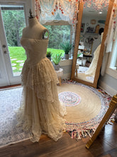 Load image into Gallery viewer, Sample sale ready to ship ivory lace low waisted corset dress
