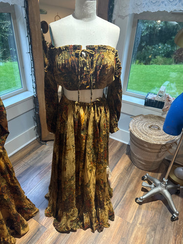 Sale Hand dyed two piece floral ready to ship