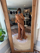 Load image into Gallery viewer, The last of these sale New more adjustable Athena dress in caramel color ready to ship