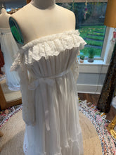 Load image into Gallery viewer, Ready to ship sale Beatrice Dress in off white tulle and lace fits xs to xl
