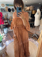 Load image into Gallery viewer, The last of these sale New more adjustable Athena dress in caramel color ready to ship
