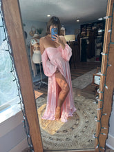 Load image into Gallery viewer, End of summer Sale Ready to ship A New Day dress in pink satin matte