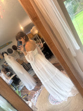 Load image into Gallery viewer, Ready to ship you glow girl with polka dots tulle overlay off white