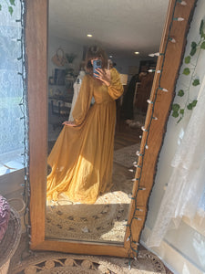 (Mustard) preorder hand dyed Sonoma dress