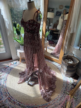 Load image into Gallery viewer, Ready to ship sale hand dyed lace sleeveless dress