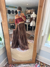 Load image into Gallery viewer, Two top one skirt - skirt has teeny flaws with brown top/red top