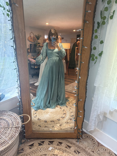 (Sage) Ready to ship hand dyed Sonoma dress