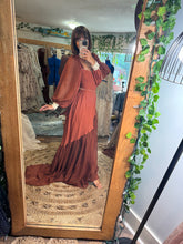 Load image into Gallery viewer, Ready to ship rust glory dress