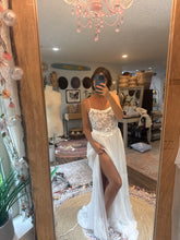 Load image into Gallery viewer, Sample sale one of a kind Cherish Dress with vintage lace bodice ready to ship