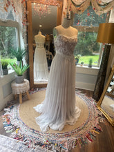 Load image into Gallery viewer, Sample sale one of a kind Cherish Dress with vintage lace bodice ready to ship