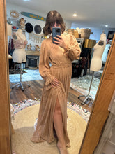 Load image into Gallery viewer, (Two dress deal ) Ready to ship soul mate skirt and denim top with Daydream dress in beige gauze fits small to xl