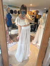 Load image into Gallery viewer, Preorder crochet limited edition two piece dress set in ivory allow 8 week
