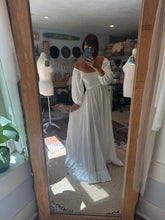 Load image into Gallery viewer, Sale two dress deal ready to ship off white sugar sugar dress and hand dyed floral two piece (Copy)