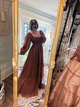 Load image into Gallery viewer, Reserved Meredith emerald and wine new style - Sonoma hand dyed embroidery lace dress